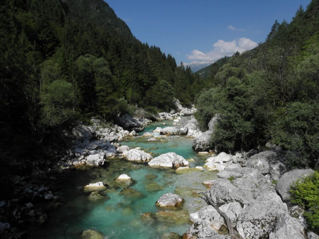 Niesamowity krajobraz Alp Julijskich, Słowenia